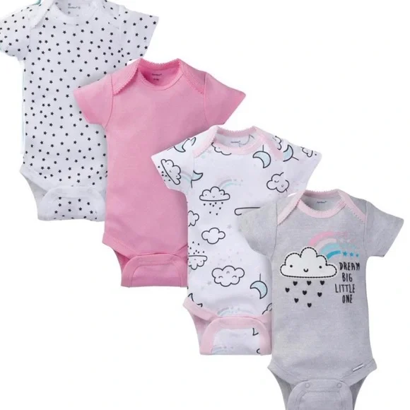 🧁Onesie & Socks Baby Girl Gift “CUPCAKES!” Onesies & Baby Socks Cupcake 4ct Box - Picture 7 of 13